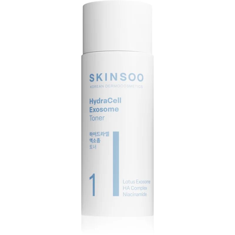 SKINSOO HydraCell Exosome Toner tonic pentru hidratarea pielii 20 ml