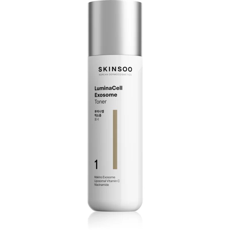 SKINSOO LuminaCell Exosome Toner tonic facial iluminator 200 ml