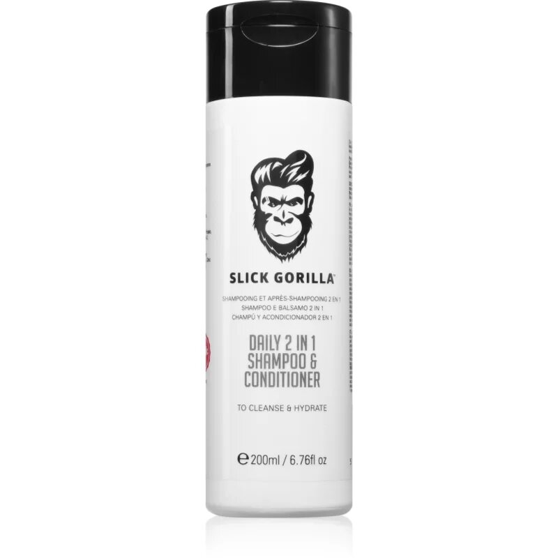 Slick Gorilla Daily 2 in 1 Shampoo & Conditioner sampon si balsam 2 in 1 200 ml