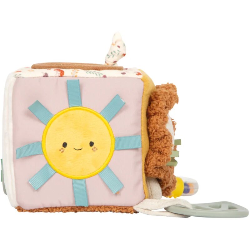 Small foot Little Lion Fabric Playing Cube jucărie cu activități 0m+ 1 buc