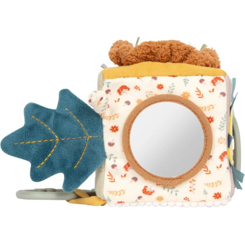 Small foot Little Lion Fabric Playing Cube jucărie cu activități 0m+ 1 buc