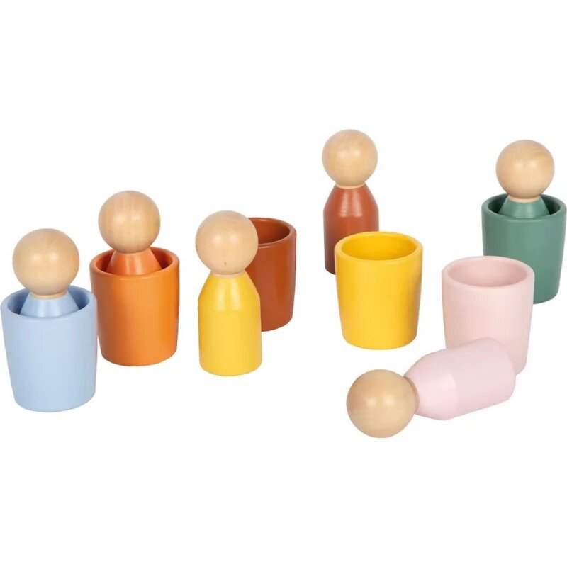 Small foot Montessori set de jucării din lemn 12m+ 12 buc