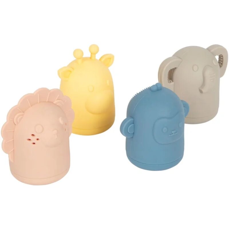 Silicone Bath Toy Set jucărie pentru apă 12m+ 4 buc