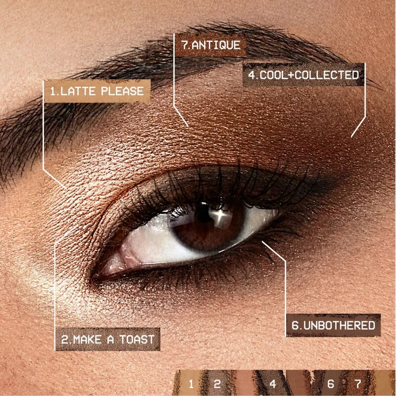 Smashbox Always On Mood Board Eye Shadow Palette paletă cu farduri de ochi culoare Cozy Vibes 6.8 g