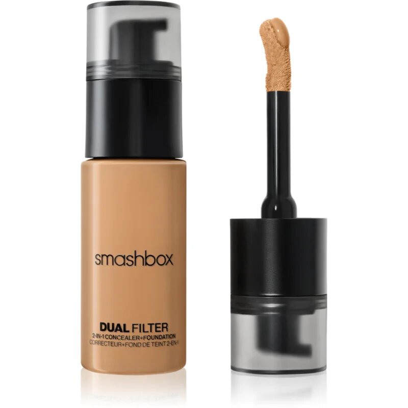 Smashbox DUAL-FILTER 2-in-1 Concealer + Foundation make-up si corector culoare Medium Tan 21 Warm 23.6 ml