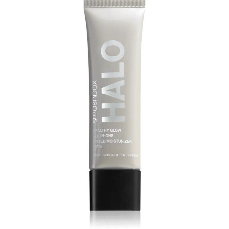 Smashbox Halo Healthy Glow All-in-One Tinted Moisturizer SPF 25 Mini cremă hidratantă nuanțatoare cu efect de iluminare SPF 25 culoare Dark 12 ml