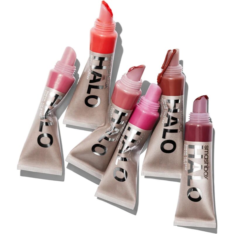 Smashbox Halo Sheer To Stay Color Tints blush lichid și luciu de buze culoare Mai Tai 10 ml