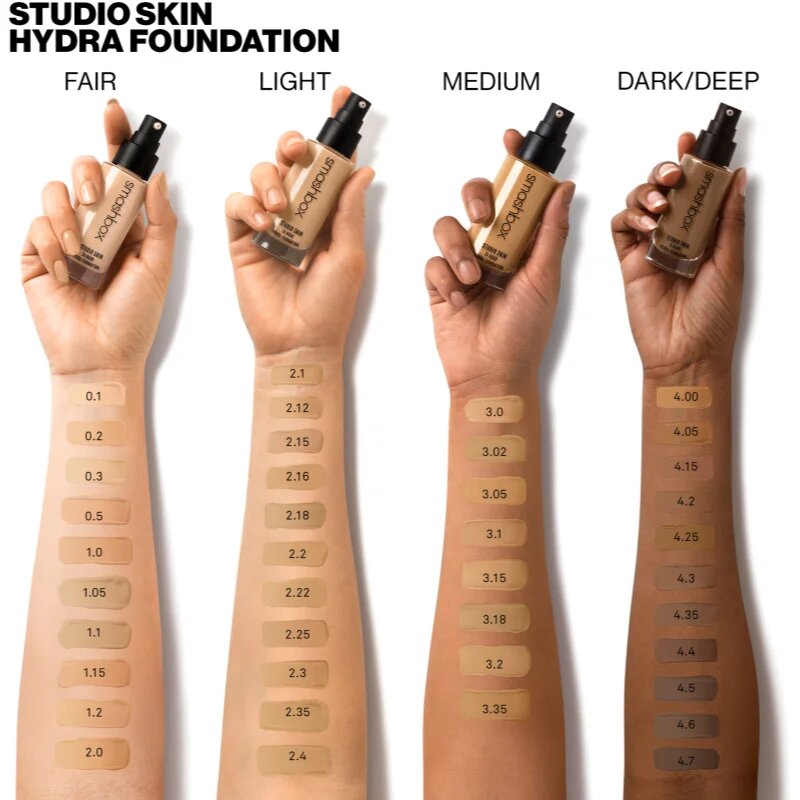 Smashbox Studio Skin 24 Hour Wear Hydrating Foundation make up hidratant culoare 4.4 Deep With Ccool Reddish Undertone 30 ml