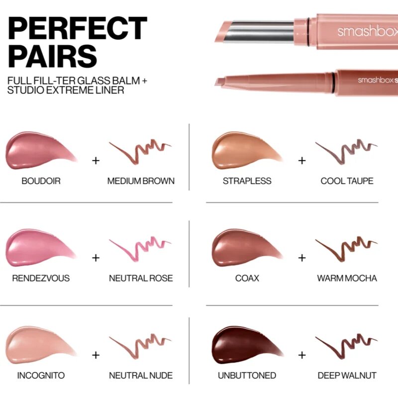 Smashbox Studio Xtreme Longwear Lip Liner creion contur pentru buze culoare Deep Walnut 0.2 g