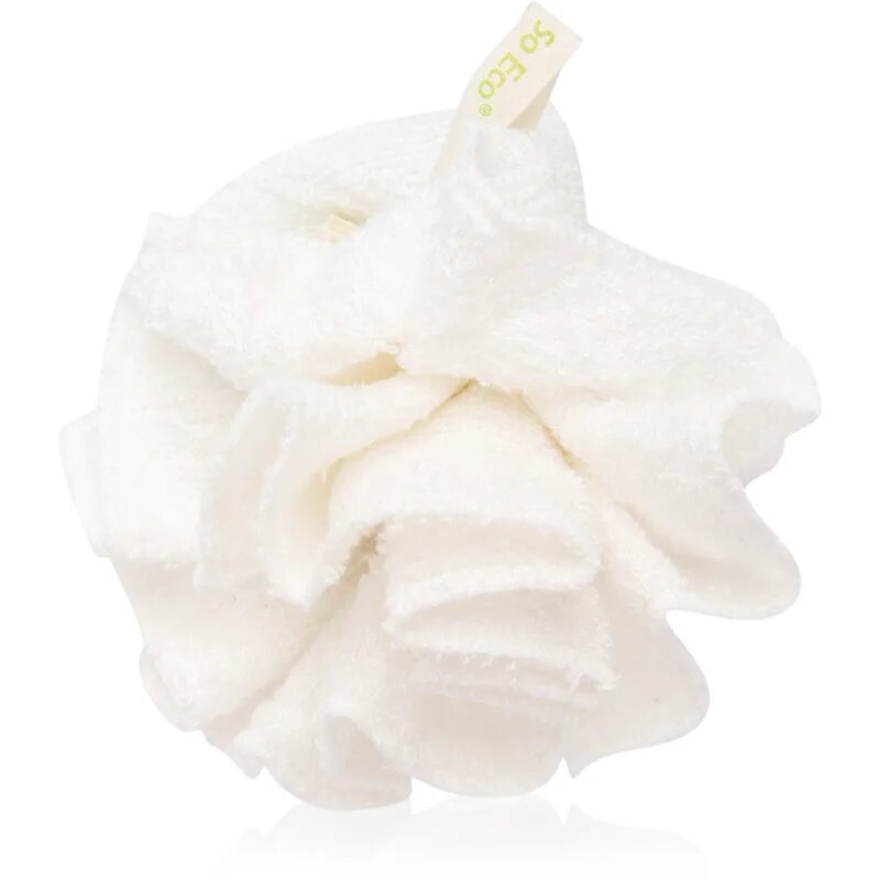 So Eco Bamboo Bath & Shower Pouf burete pentru spalare pentru corp 1 buc