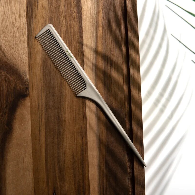 So Eco Biodegradable Tail Comb pieptene compostabil pentru un styling neted si plin de volum 1 buc