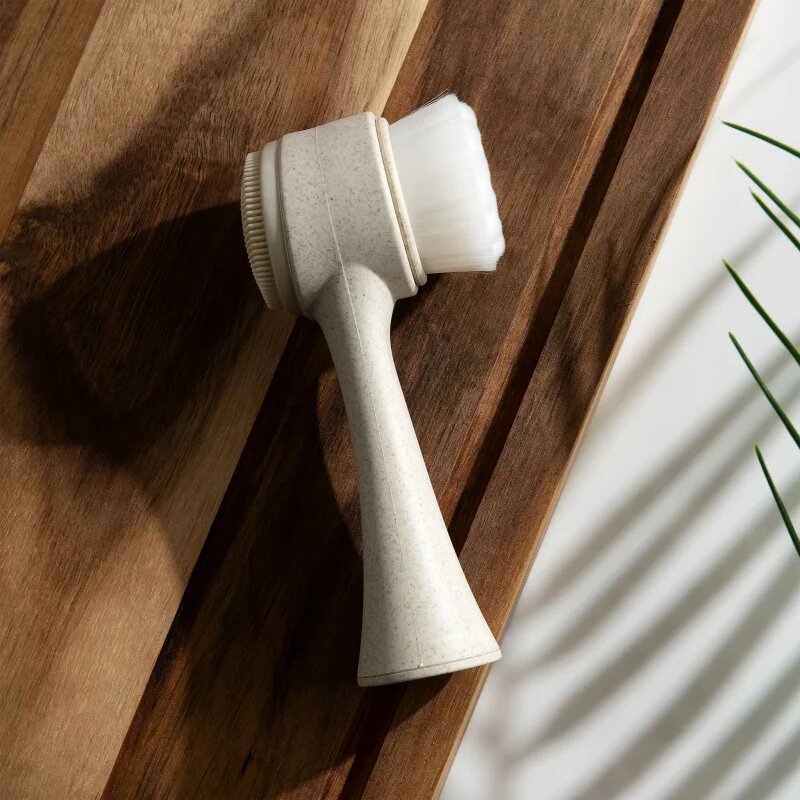 So Eco Facial Cleansing Brush perie pentru curățarea tenului cu două fețe și mâner compostabil 1 buc