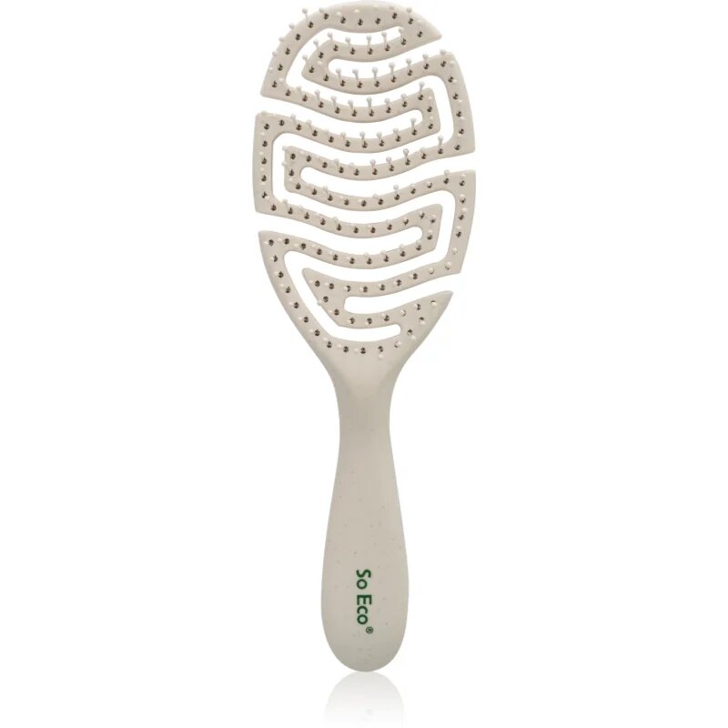 So Eco Flexi Curve Detangling Brush perie ovală pentru par usor de pieptanat 1 buc