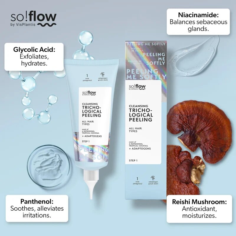 so!flow Cleansing Trichological Peeling peeling pentru scalp 100 ml