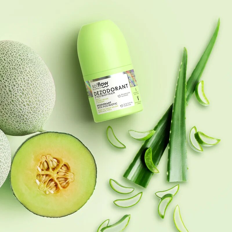 so!flow Deodorant With Postbiotic Deodorant roll-on 50 ml
