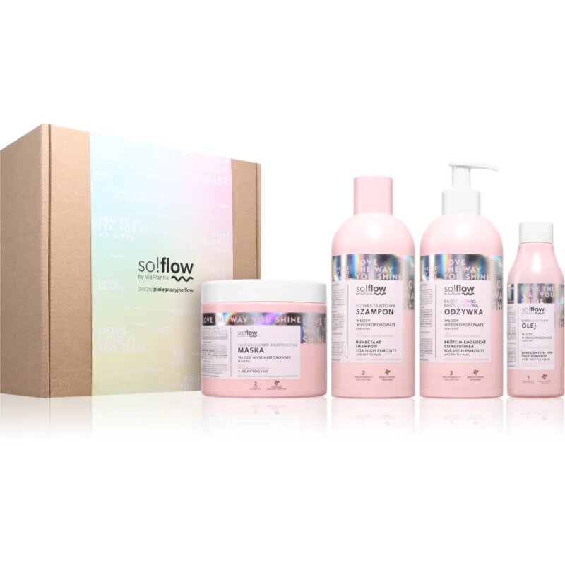 High Porosity Hair Set set cadou petru par fragil si fara vlaga