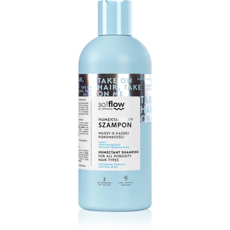 so!flow Humectant Shampoo for All Hair Types sampon hidratant pentru toate tipurile de păr 400 ml