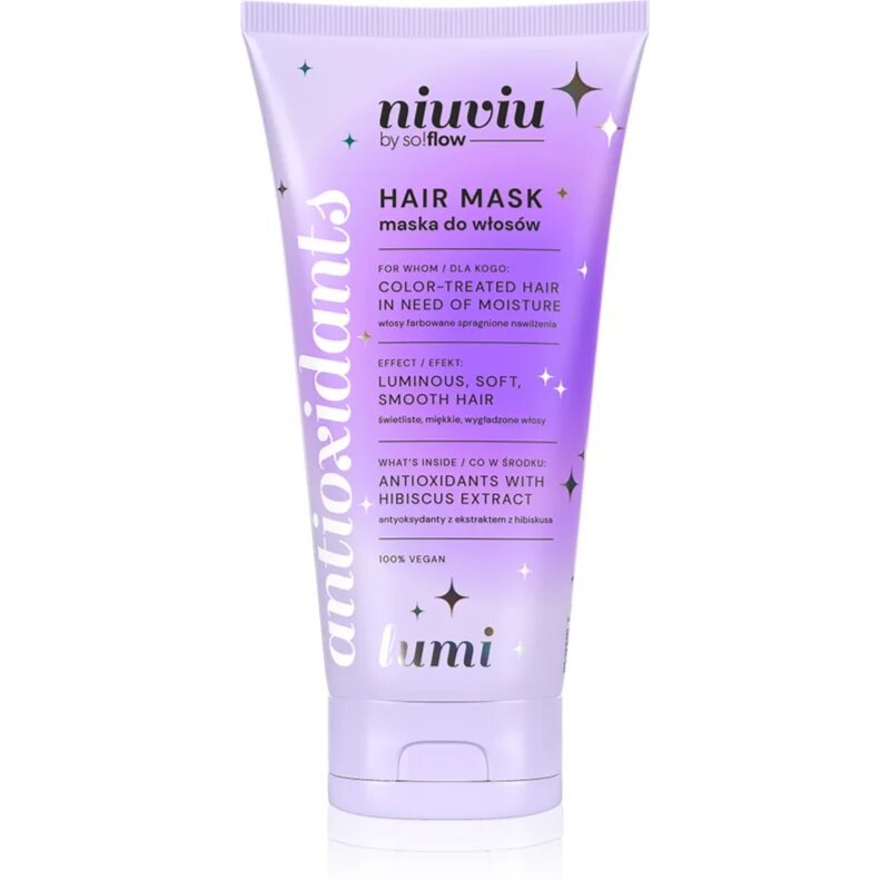 so!flow LUMI Hair Mask With Antioxidants mască hrănitoare pentru păr vopsit 200 ml