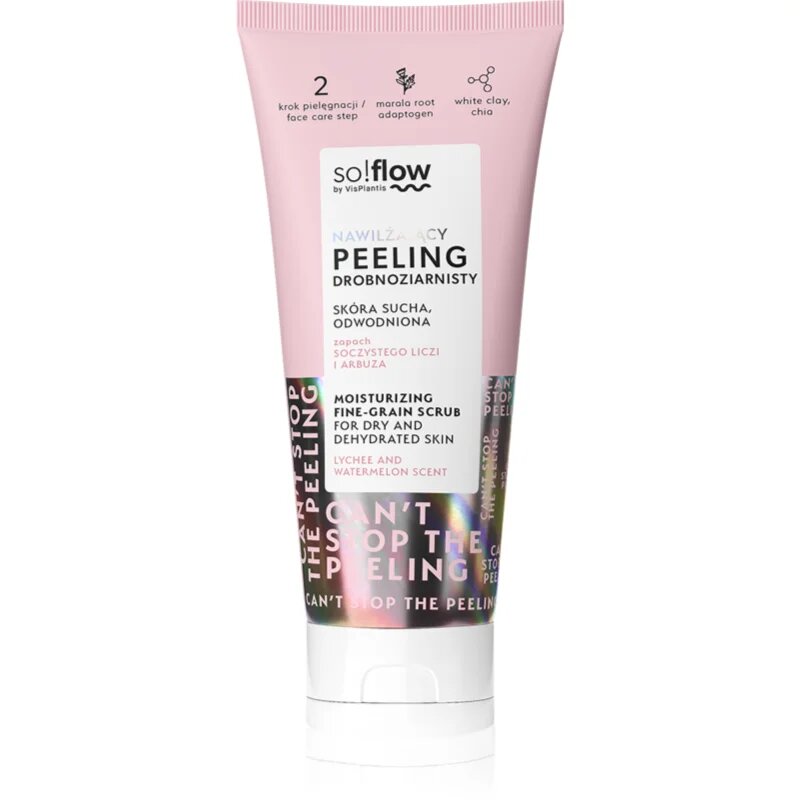 so!flow Moisturizing Face Peeling exfoliant pentru corp 75 ml