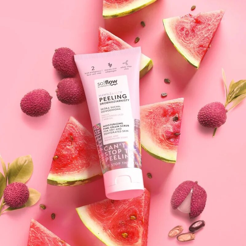 so!flow Moisturizing Face Peeling exfoliant pentru corp 75 ml