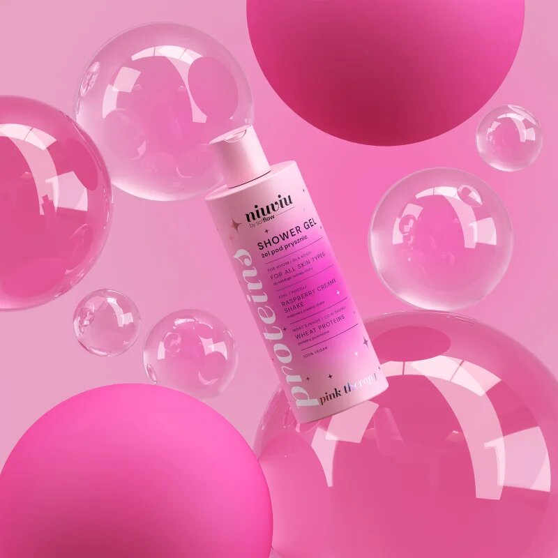 so!flow Raspberry Creamy Shake Shower Gel gel de duș 300 ml