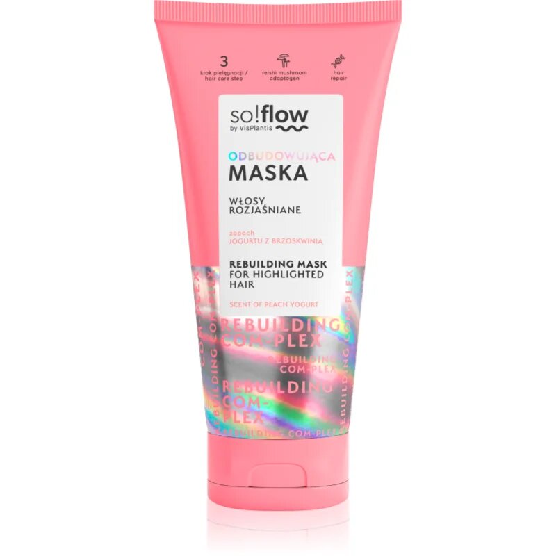 so!flow Rebuilding Com-Plex Mask For Highlighted Hair masca de par regeneratoare pentru par decolorat 200 ml