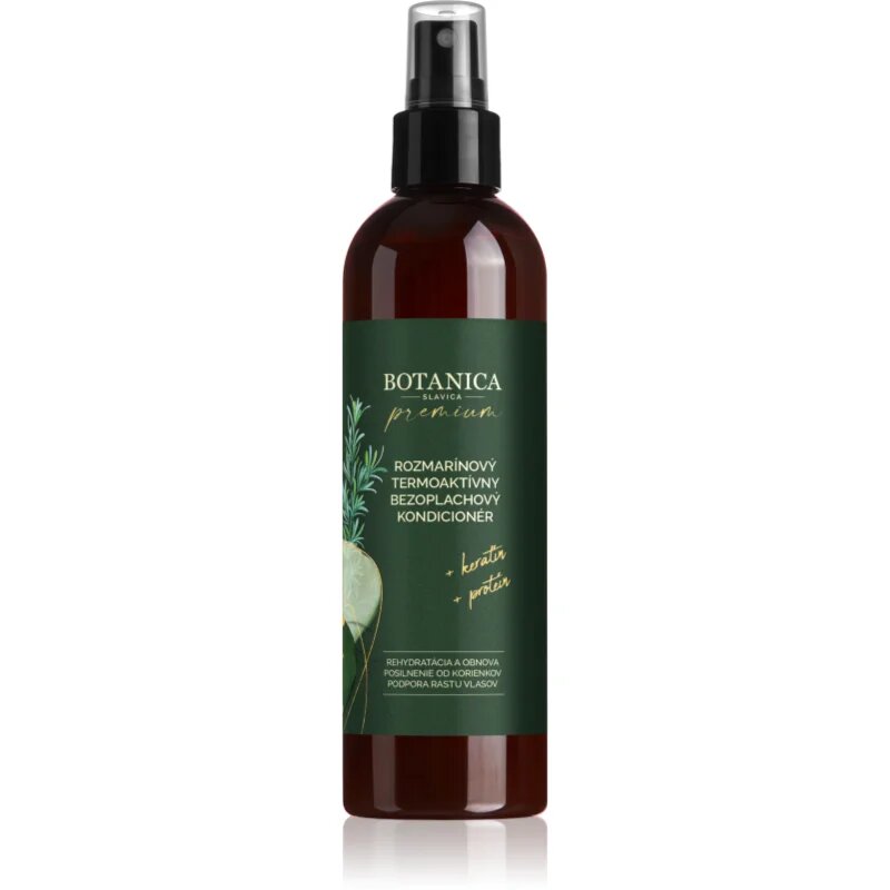 Soaphoria Botanica Slavica Rosemary Protective Leave-In Conditioner spray cu protecție termică pentru aranjarea cu placa și cu ondulatorul 150 ml