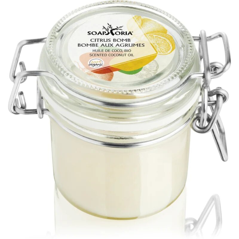 Citrus Bomb Scented Coconut Oil ulei de cocos bio pentru fata si corp 125 ml