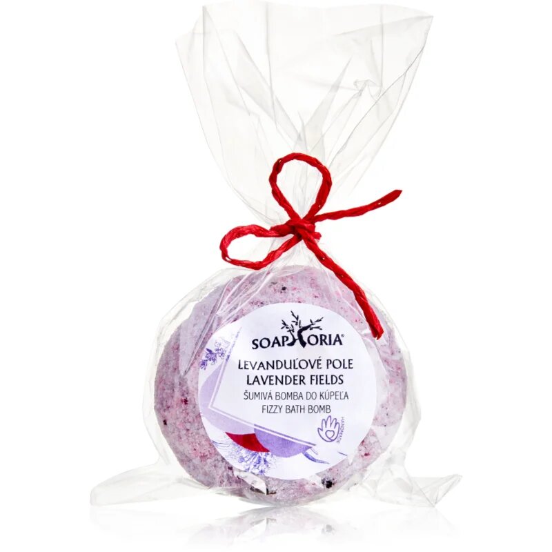 Lavender Fields Fizzy Bath Bomb esente pentru baie efect regenerator 85 g