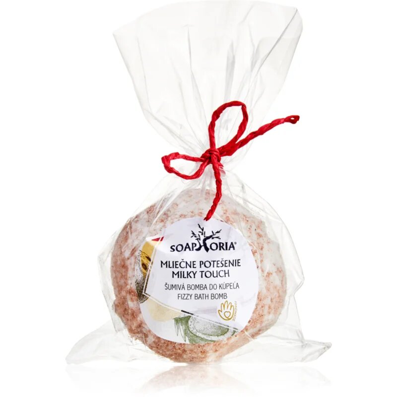 Milky Touch Fizzy Bath Bomb Bombă de baie cu efect regenerator cu efect de întărire 85 g
