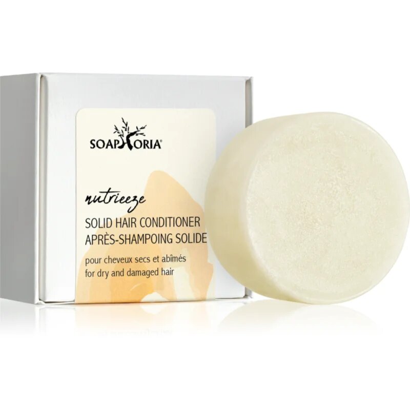 Soaphoria Nutrieeze Solid Hair Conditioner balsam solid pentru păr uscat și deteriorat 65 g