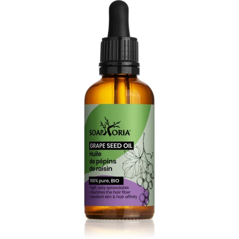 Organic Grape Seed Oil ulei de struguri pentru protectia tenului 50 ml