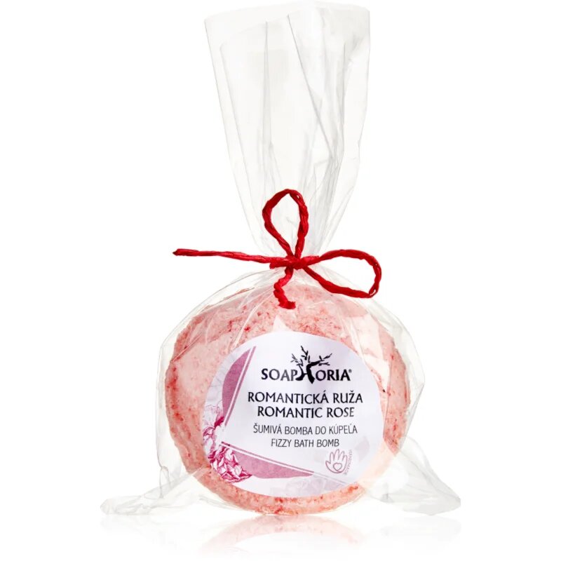 Romantic Rose Fizzy Bath Bomb antistress bath ballistics efect regenerator 85 g