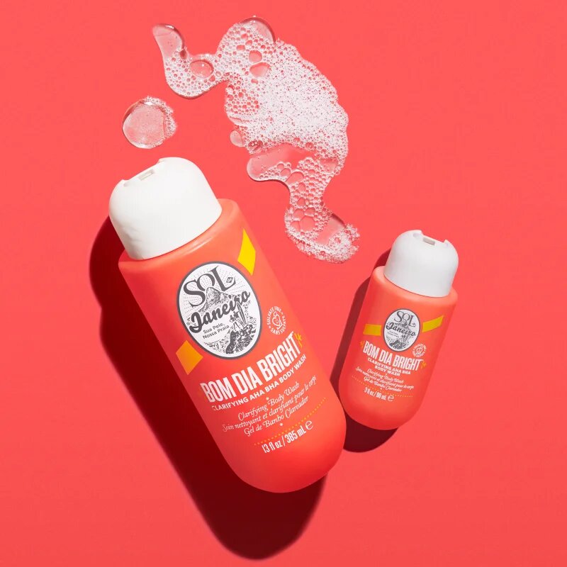 Sol de Janeiro Bom Dia™ Bright Body Wash gel de dus exfoliant cu efect de netezire 90 ml