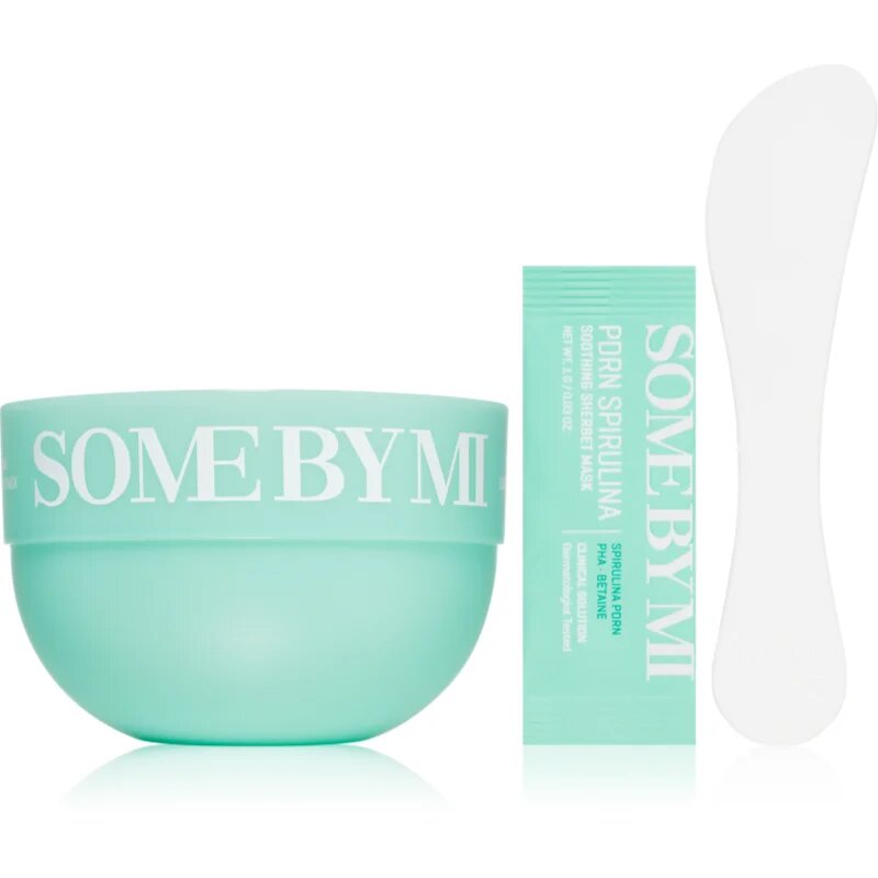 Some By Mi PDRN Spirulina Soothing Sherbet Mask masca calmanta pentru fata cu efect racoritor 10x1 g