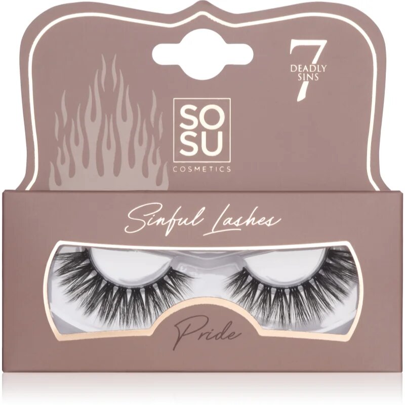 SOSU Cosmetics 7 Deadly Sins Lashes gene false Pride 1 buc