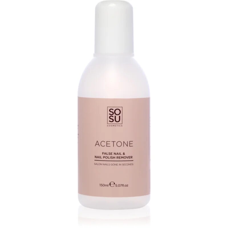 SOSU Cosmetics Gone Girl Acetone dizolvant pentru oja 150 ml