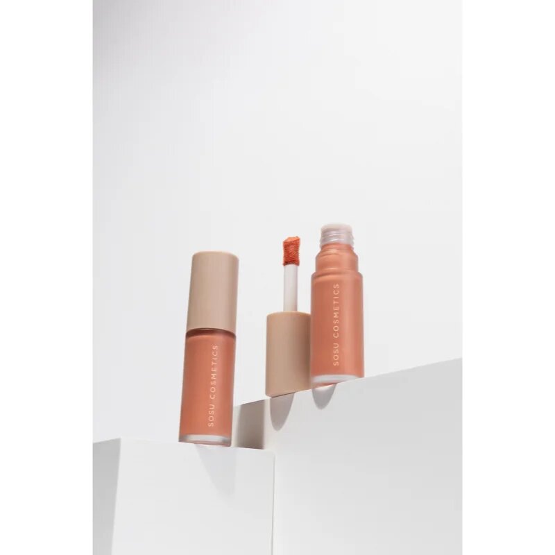 SOSU Cosmetics Liquid Blush fard de obraz lichid culoare Peachy Keen 9 ml