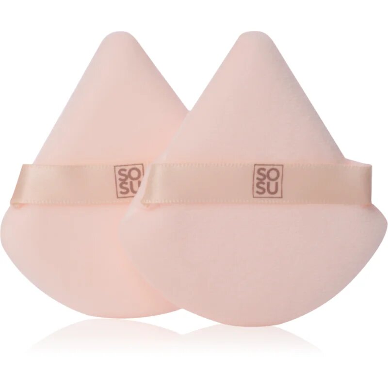 SOSU Cosmetics Powder Puff puf pentru pudra 2 buc
