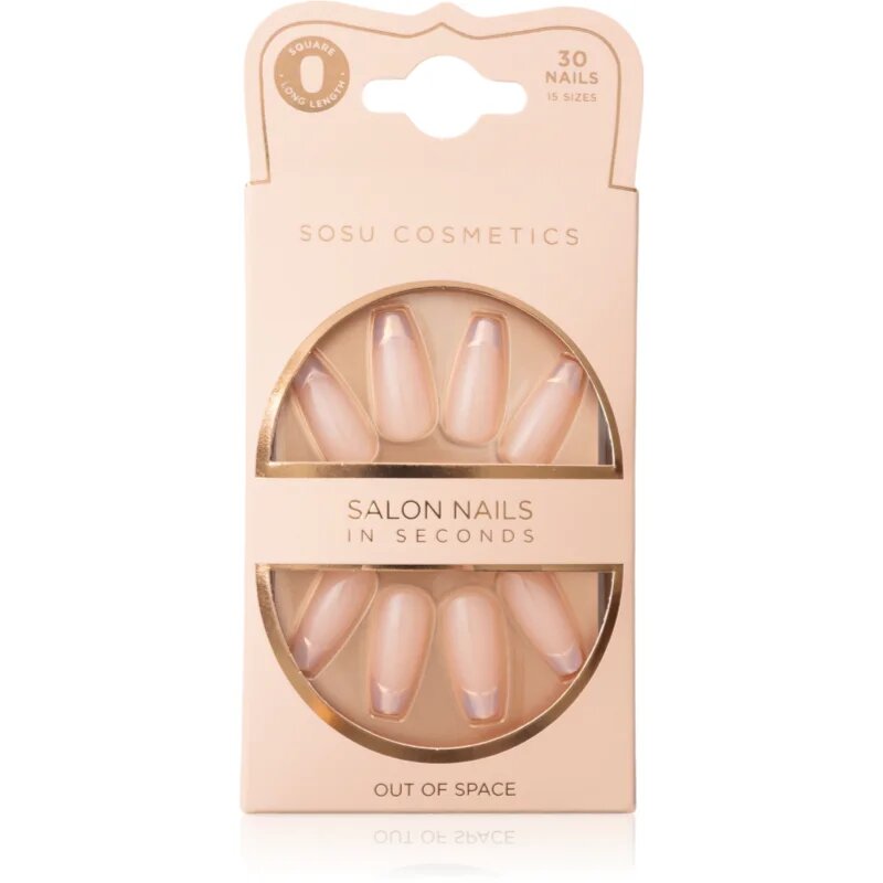 SOSU Cosmetics Salon Nails unghii artificiale culoare Out Of Space 30 buc