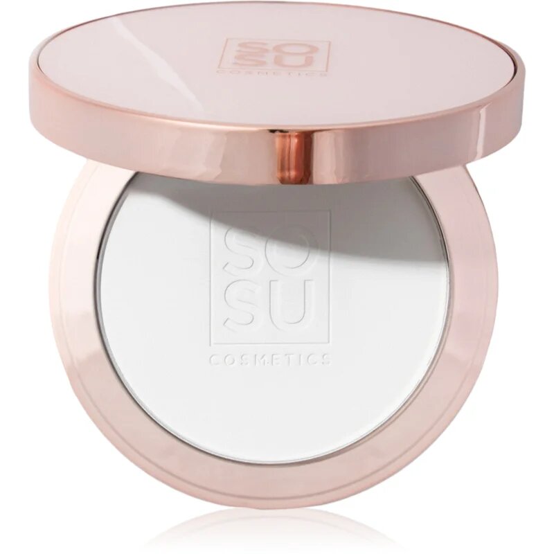 SOSU Cosmetics Sheer Silk Pressed Powder pudră transparentă 9 g