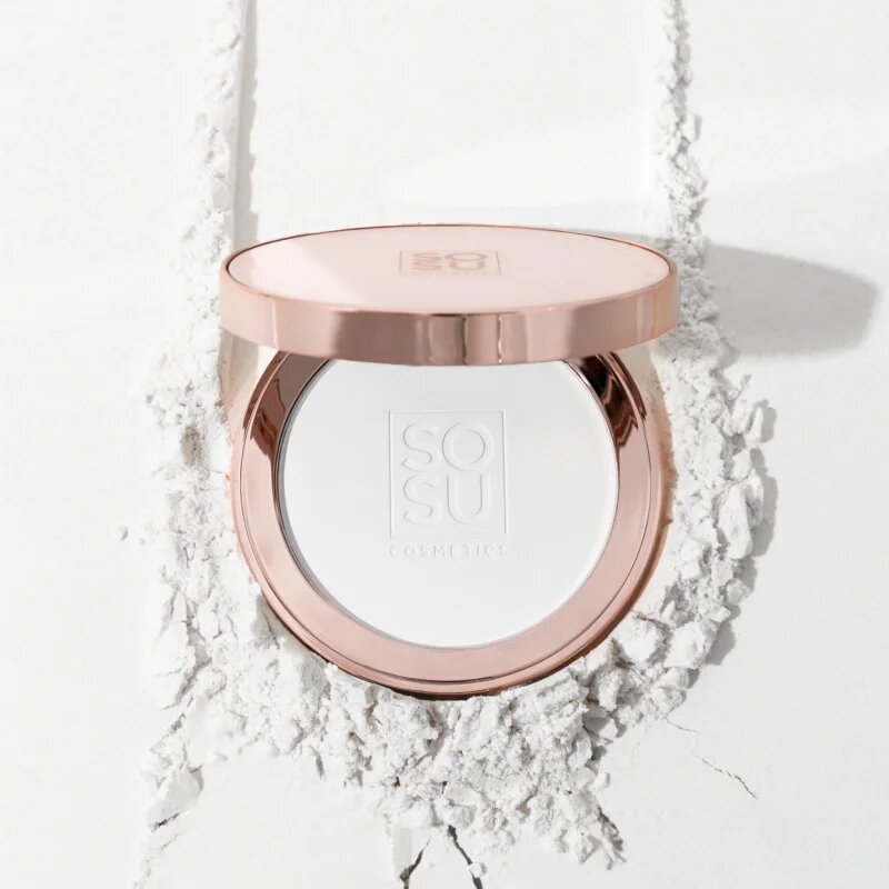 SOSU Cosmetics Sheer Silk Pressed Powder pudră transparentă 9 g