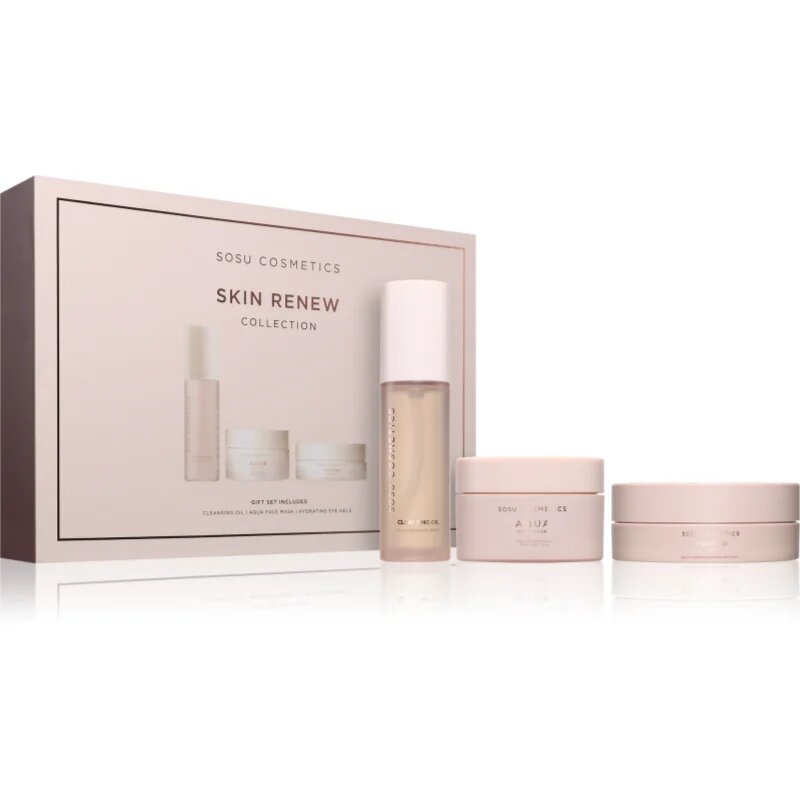 SOSU Cosmetics Skin Renew Collection set pentru îngrijirea tenului 3 buc