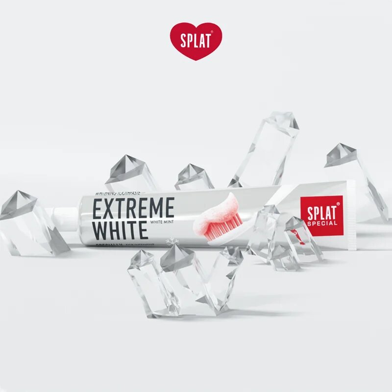 Splat Special Extreme White pasta de dinti pentru albire aroma Fresh Mint 75 ml