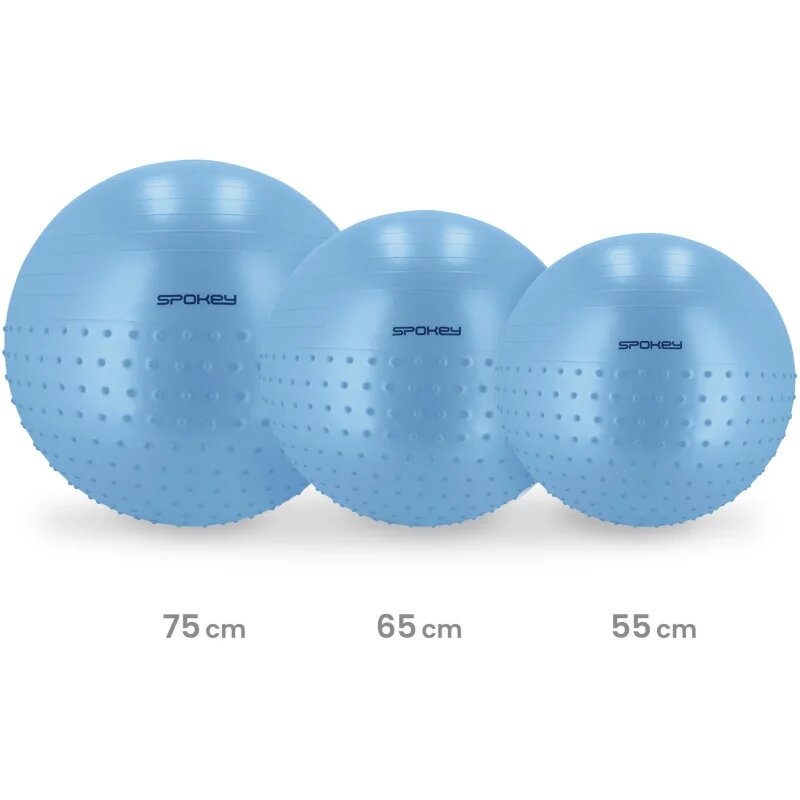 Spokey Half Fit minge de gimnastică pentru masaj 65 cm