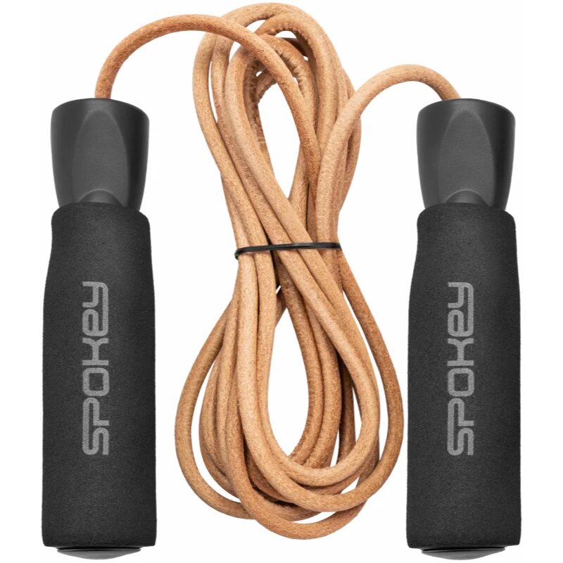 Spokey Quick Skip Leather coardă 280 cm