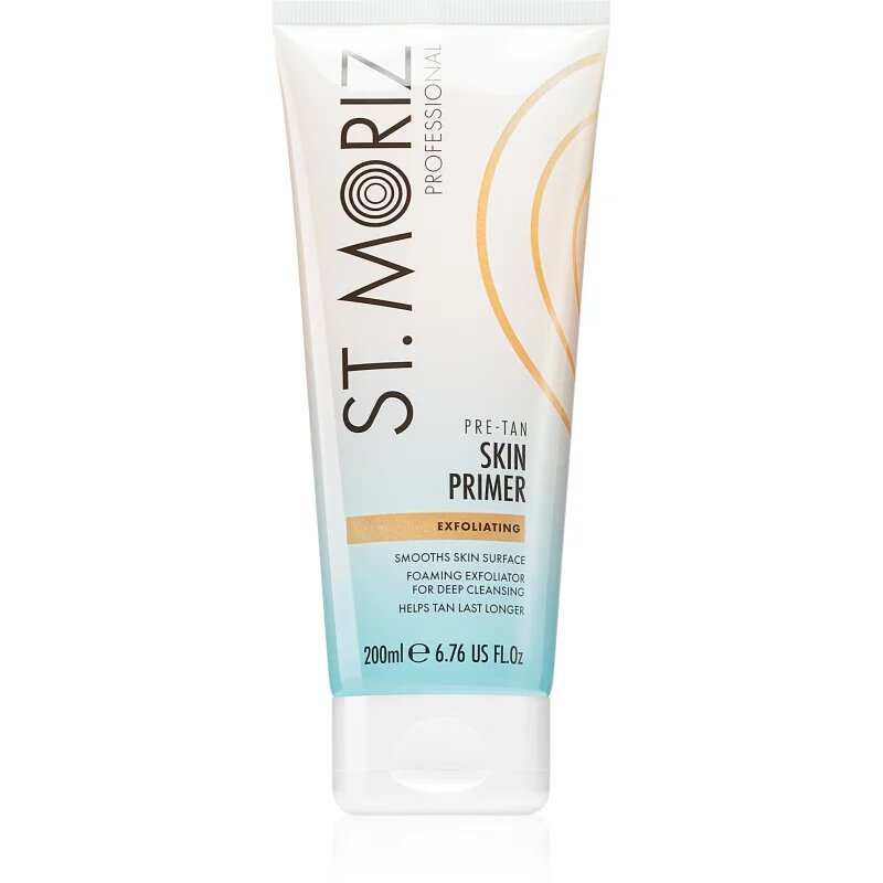 St. Moriz Pre-Tan Skin Primer exfoliant de duș înainte de aplicarea produselor autobronzante 200 ml