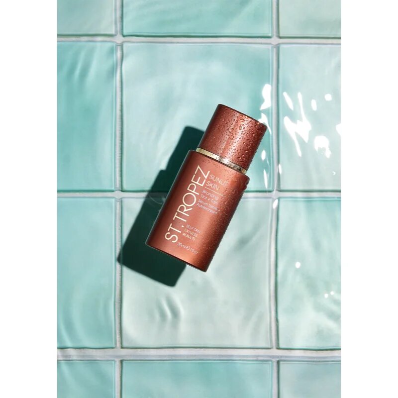 St.Tropez Sunlit Skin Bronzing Tint + Tan crema auto-bronzanta faciale 1 buc