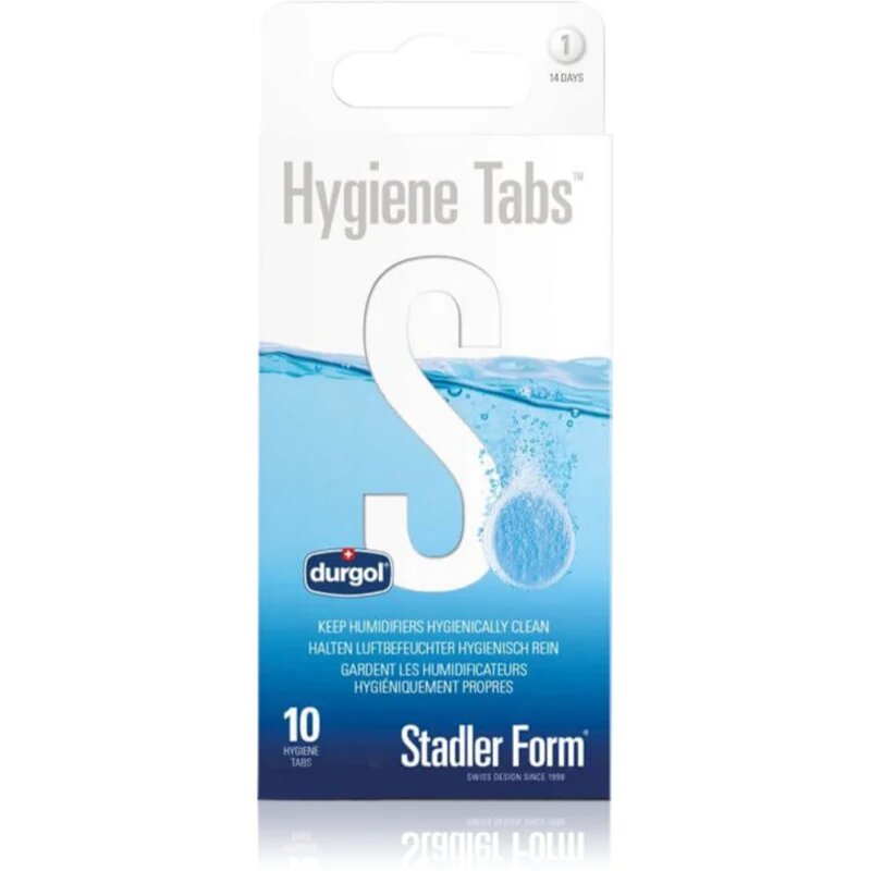 Stadler Form Hygiene Tabs tablete de igienizare pentru toate dispozitivele care funcționează cu apă 10 buc