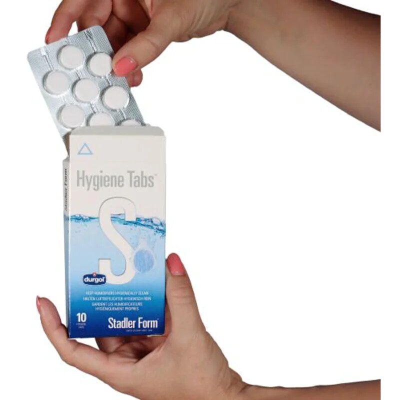 Stadler Form Hygiene Tabs tablete de igienizare pentru toate dispozitivele care funcționează cu apă 10 buc